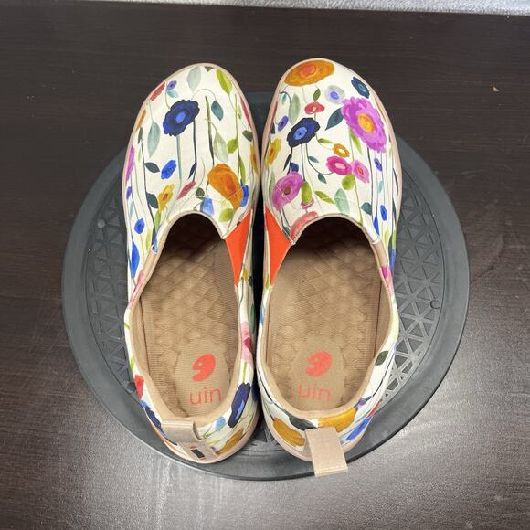 UIN Womens Size 10.5 RICH BLOOMS TOLEDO Slip On Shoes Canvas Casual Loafer - Picture 5 of 10
